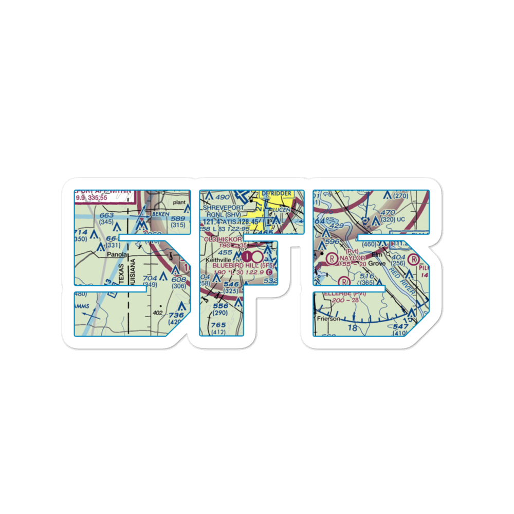 Bluebird Hill Airport (5F5) VFR Sectional Sticker 