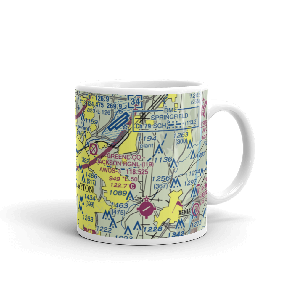 Dayton Transportation Center Heliport (5D7) VFR Sectional  Mug 