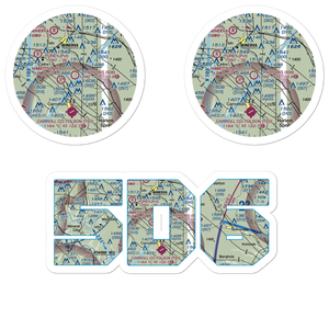 Parsons Airport (5D6) VFR Sectional Sticker Pack