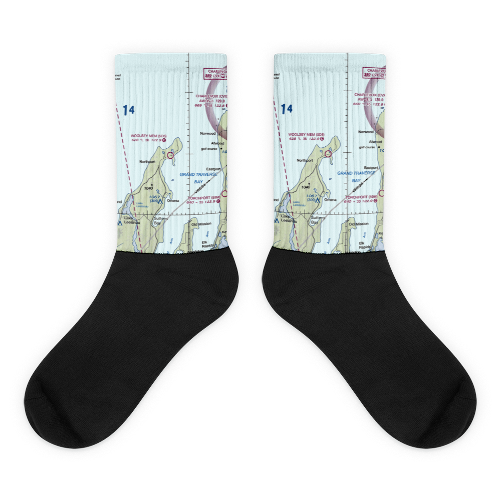 Woolsey Memorial Airport (5D5) VFR Sectional Socks 