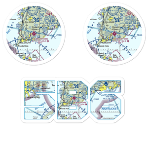 Falmouth Airpark (5B6) VFR Sectional Sticker Pack