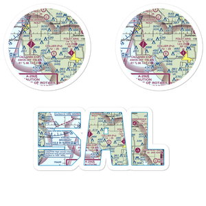 Fish River Seaplane Base (5AL) VFR Sectional Sticker Pack