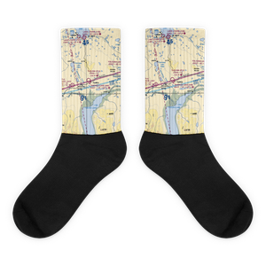 Tazlina /Smokey Lake/ Seaplane Base (5AK) VFR Sectional Socks