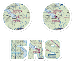 Aleknagik / New Airport (5A8) VFR Sectional Sticker Pack