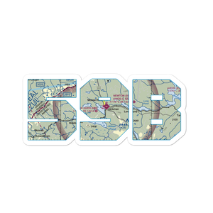 Newton Field (59B) VFR Sectional Sticker