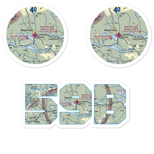 Newton Field (59B) VFR Sectional Sticker Pack