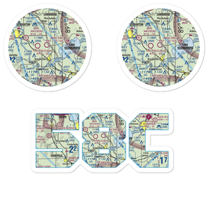Jana Airport (58C) VFR Sectional Sticker Pack