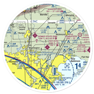 Ray Community Airport (57D) VFR Sectional Sticker (30 mile)