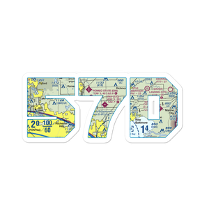 Ray Community Airport (57D) VFR Sectional Sticker