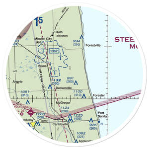 Indian Creek Ranch Airport (56G) VFR Sectional Sticker (30 mile)
