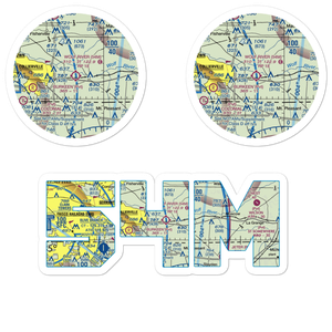 Wolf River Airport (54M) VFR Sectional Sticker Pack