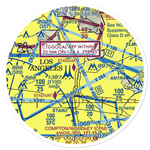 Terminal Annex Heliport (54L) VFR Sectional Sticker (20 mile)