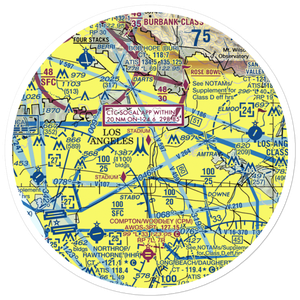 Terminal Annex Heliport (54L) VFR Sectional Sticker (30 mile)