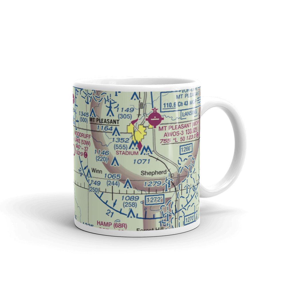 Woodruff Lake Airport (53W) VFR Sectional  Mug 