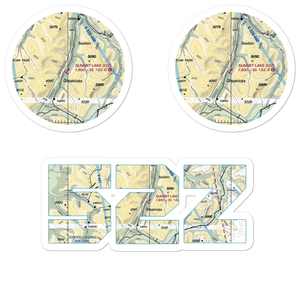 Summit Lake Seaplane Base (52Z) VFR Sectional Sticker Pack
