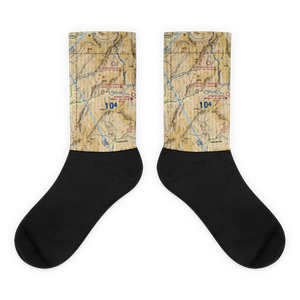 Weatherby US Forest Service Airport (52U) VFR Sectional Socks