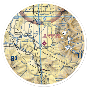 St Ignatius Airport (52S) VFR Sectional Sticker (30 mile)