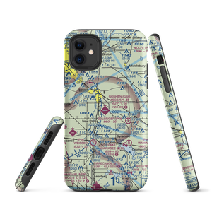 Goshen Municipal Airport (GSH) VFR Sectional  Tough iPhone Case