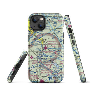 Goshen Municipal Airport (GSH) VFR Sectional  Tough iPhone Case