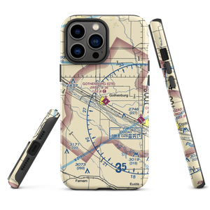 Gothenburg Municipal Airport (GTE) VFR Sectional  Tough iPhone Case