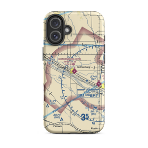 Gothenburg Municipal Airport (GTE) VFR Sectional  Tough iPhone Case