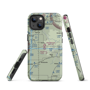 Graham Farms Airport (SN72) VFR Sectional  Tough iPhone Case