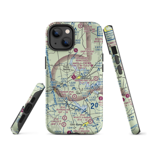 Granbury Regional Airport (GDJ) VFR Sectional  Tough iPhone Case