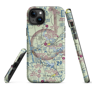 Granbury Regional Airport (GDJ) VFR Sectional  Tough iPhone Case