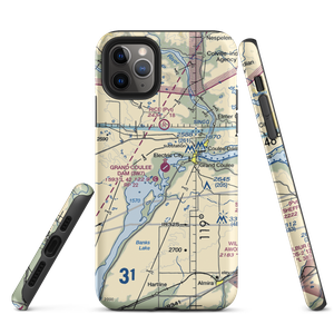 Grand Coulee Dam Airport (3W7) VFR Sectional  Tough iPhone Case