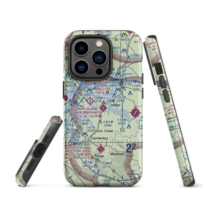 Grand Glaize Osage Beach Airport (K15) VFR Sectional  Tough iPhone Case