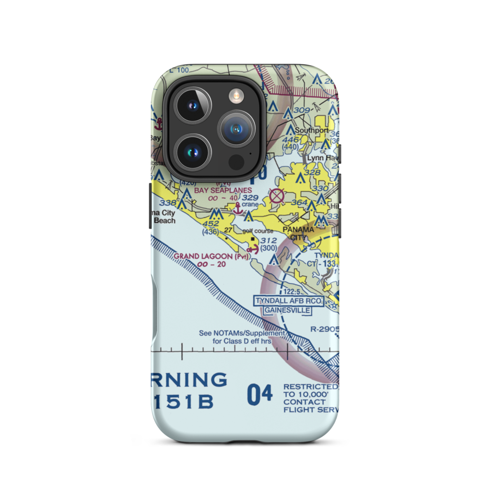 Grand Lagoon Seaplane Base (4FD5) VFR Sectional  Tough iPhone Case iPhone 16 Pro model shown