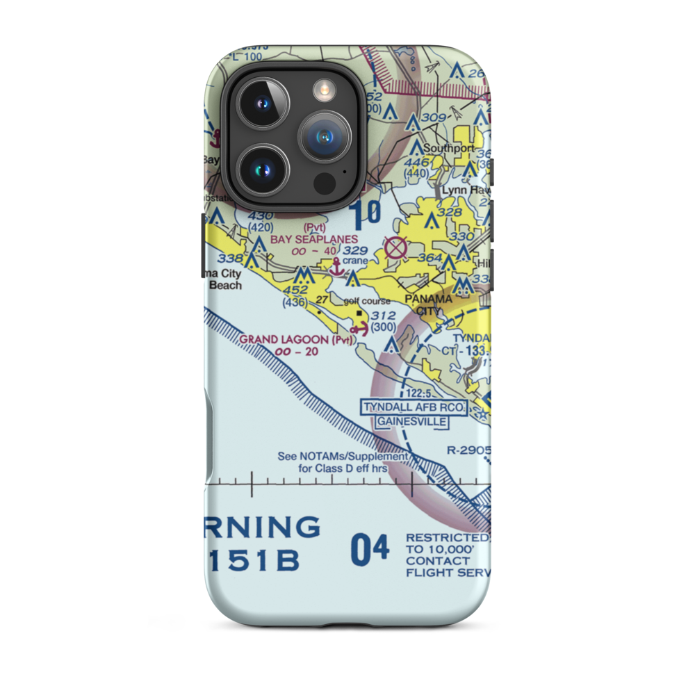 Grand Lagoon Seaplane Base (4FD5) VFR Sectional  Tough iPhone Case iPhone 16 Pro Max model shown
