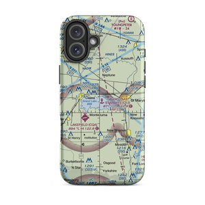 Grand Lake St Marys Seaplane Base (O12) VFR Sectional  Tough iPhone Case