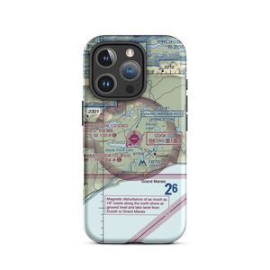 Grand Marais Cook County Airport (CKC) VFR Sectional  Tough iPhone Case