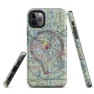 Grand Rapids Itasca Co-Gordon Newstrom field (GPZ) VFR Sectional  Tough iPhone Case