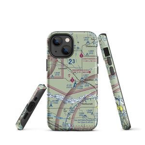 Grandfield Municipal Airport (1O1) VFR Sectional  Tough iPhone Case