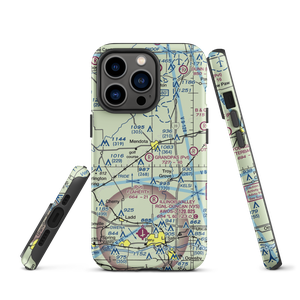 Grandpas' Farm Mendota Airport (IL22) VFR Sectional  Tough iPhone Case