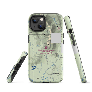 Granite Mountain Air Station (GSZ) VFR Sectional  Tough iPhone Case