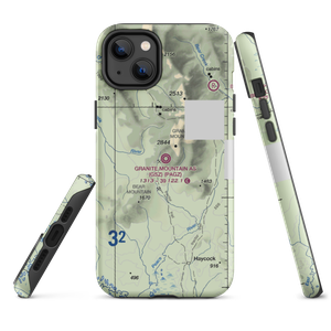 Granite Mountain Air Station (GSZ) VFR Sectional  Tough iPhone Case