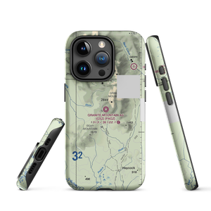 Granite Mountain Air Station (GSZ) VFR Sectional  Tough iPhone Case