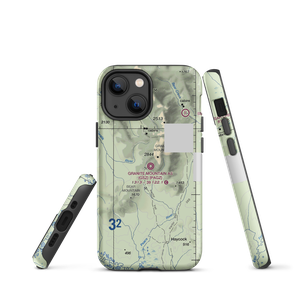 Granite Mountain Air Station (GSZ) VFR Sectional  Tough iPhone Case