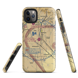 Grant County Airport (SVC) VFR Sectional  Tough iPhone Case