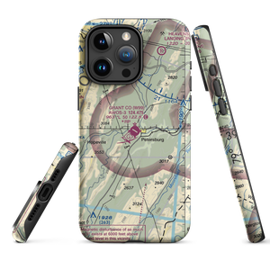 Grant County Airport (W99) VFR Sectional  Tough iPhone Case