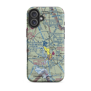 Grant County International Airport (MWH) VFR Sectional  Tough iPhone Case