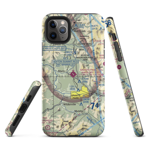 Grants Pass Airport (3S8) VFR Sectional  Tough iPhone Case