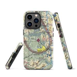 Grants Pass Airport (3S8) VFR Sectional  Tough iPhone Case