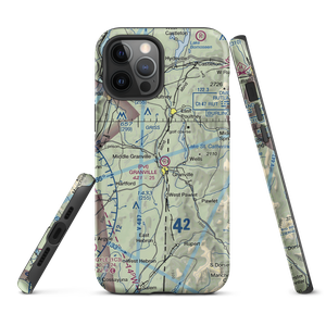 Granville Airport (B01) VFR Sectional  Tough iPhone Case