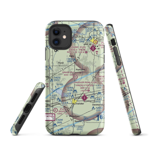 Grass Strip Airport (8OK6) VFR Sectional  Tough iPhone Case