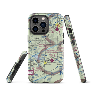 Grass Strip Airport (8OK6) VFR Sectional  Tough iPhone Case