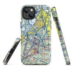 Gray Army Air Field (GRF) VFR Sectional  Tough iPhone Case